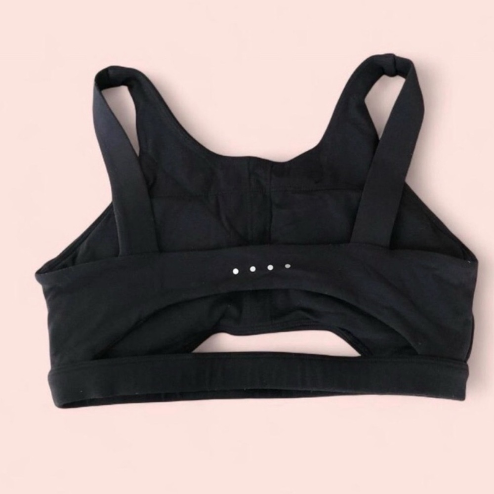 ACTA Black Pullover Sports Bra with Logo for Women Size S - Picture 3 of 8